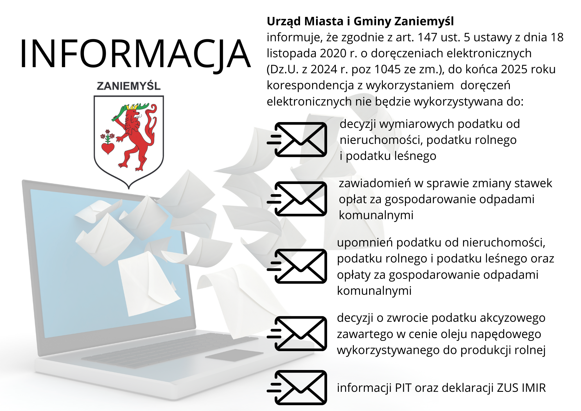 informacja o e-doręczeniach